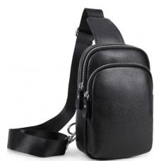 Мужская сумка-слинг Tiding Bag Черная (A25F-1922A)