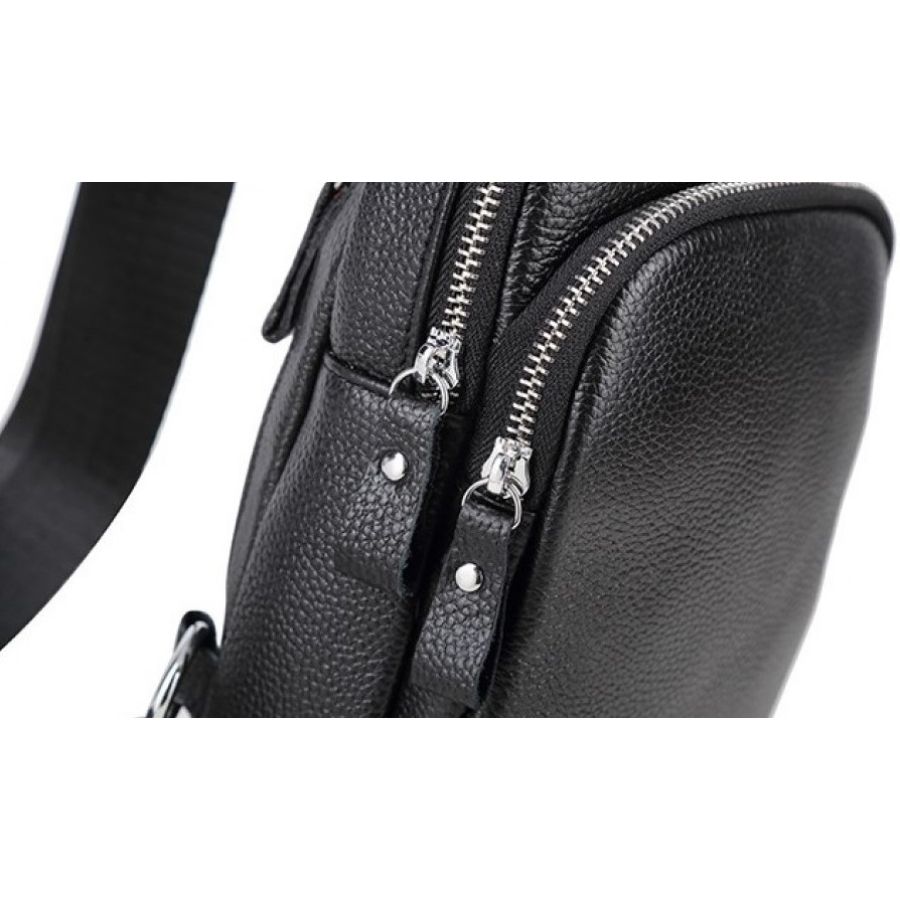 Мужская сумка-слинг Tiding Bag Черная