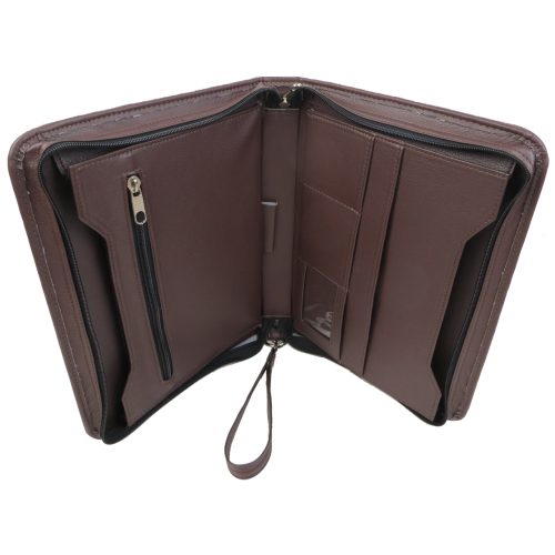 Папка деловая для документов из эко кожи Exclusive Украина Коричневая