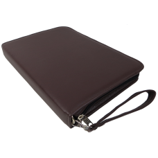 Папка деловая для документов из эко кожи Exclusive коричневая