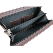 Папка деловая для документов из эко кожи Exclusive коричневая