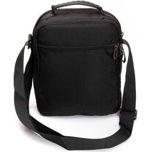 Сумка мужская тканевая планшетка Lanpad Черная