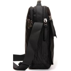 Сумка мужская тканевая планшетка Lanpad Черная