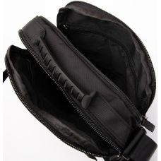 Сумка мужская тканевая планшетка Lanpad Черная