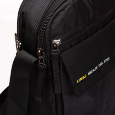 Сумка мужская тканевая планшетка Lanpad Черная