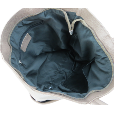 Женская кожаная сумка на двух ручках Borsacomoda, Украина коричневая