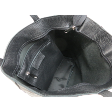 Женская сумка из натуральной кожи Borsacomoda Украина черная