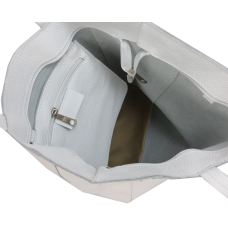 Женская сумка из натуральной кожи Borsacomoda Украина белая