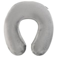 Дорожная подушка с наполнителем из шариков полистирола 3D Livarno Home серая