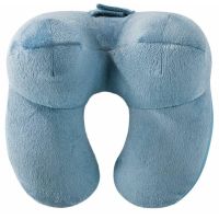 Дорожная подушка с наполнителем из шариков полистирола 3D Livarno Home синяя