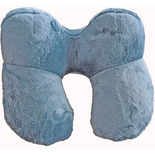 Дорожная подушка с наполнителем из шариков полистирола 3D Livarno Home синяя