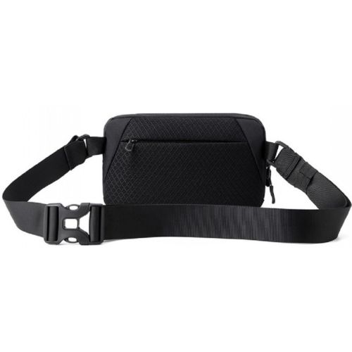 Сумка поясная из ткани бананка Confident черная