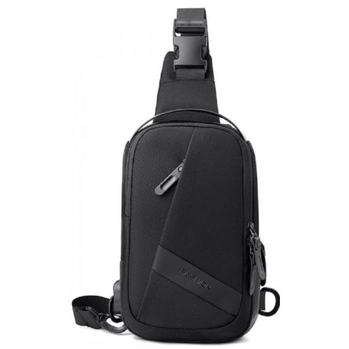 Мужская сумка-слинг из ткани Confident Черная