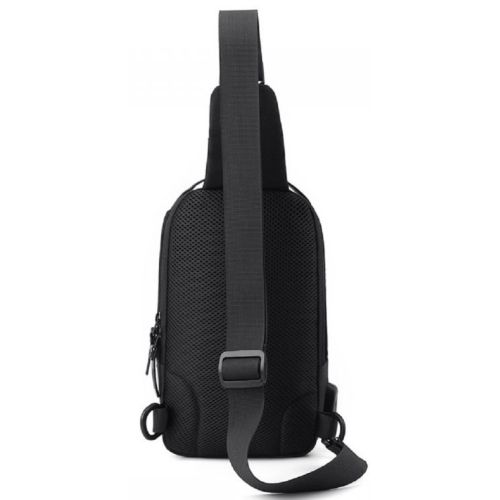 Мужская сумка-слинг из ткани Confident Черная