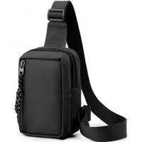 Мужская сумка слинг из ткани Confident Черная