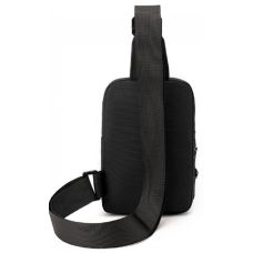 Мужская сумка слинг из ткани Confident Черная
