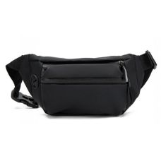 Сумка на пояс мужская тканевая Confident Черная