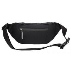 Сумка на пояс мужская тканевая Confident Черная