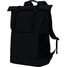 Офисный рюкзак с отделением для ноутбука 15,6 Kroser Roll Top Черный