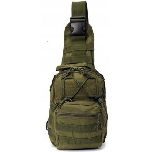Тактическая сумка слинг армейский рюкзак через плечо Green Tactical