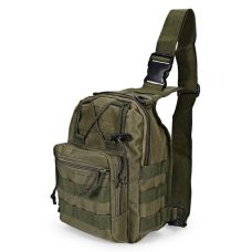 Тактическая сумка слинг армейский рюкзак через плечо Green Tactical