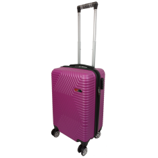 Маленький чемодан на колесах из АБС пластика 45L GD Polo Темно-розовый