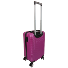 Маленький чемодан на колесах из АБС пластика 45L GD Polo Темно-розовый