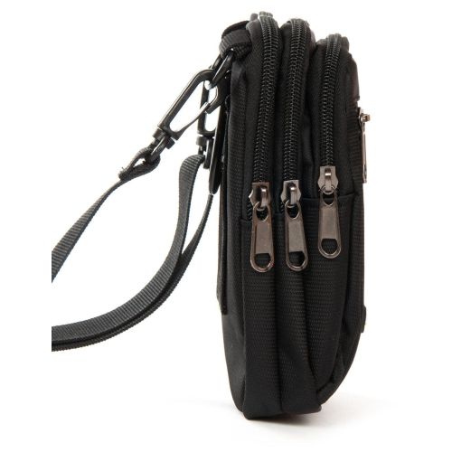 Сумка мужская Lanpad тканевая Черный (LAN6195 black)