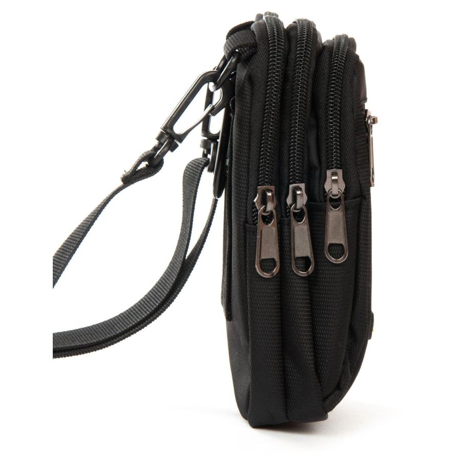 Сумка мужская Lanpad тканевая Черный (LAN6195 black)
