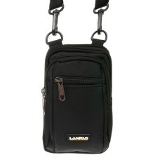 Сумка мужская Lanpad тканевая Черный (LAN6195 black)