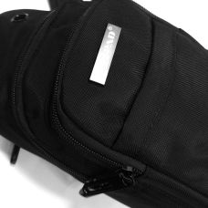 Мужская сумка тканевая  Lanpad Черная (LAN35001 black)