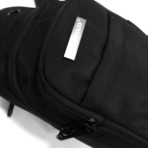 Мужская сумка тканевая  Lanpad Черная (LAN35001 black)