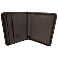 Мужская деловая папка для документов из эко кожи Exclusive Nемно-коричневая