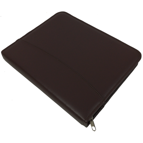 Мужская деловая папка для документов из эко кожи Exclusive Nемно-коричневая