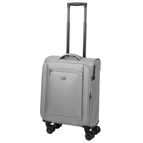 Маленький чемодан из ткани с увеличением объема 35/40L Topmove Серый