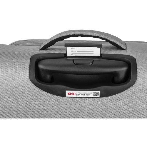 Маленький чемодан из ткани с увеличением объема 35/40L Topmove Серый