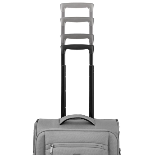 Маленький чемодан из ткани с увеличением объема 35/40L Topmove Серый