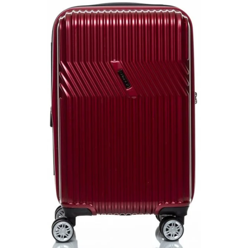 Маленький чемодан на колесах из поликарбоната 42L Sumdex Красный
