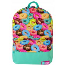 Молодежный рюкзак с донатами 16L ST.RIGHT BP-33 салатовый