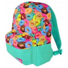Молодежный рюкзак с донатами 16L ST.RIGHT BP-33 салатовый