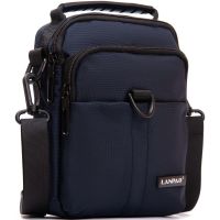Сумка мужская Lanpad на плечо Синяя