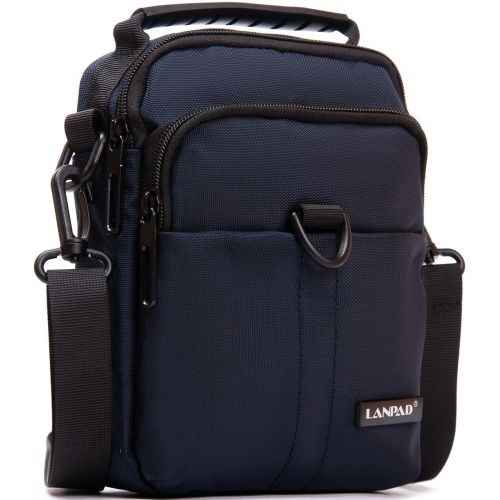 Сумка мужская Lanpad на плечо Синяя