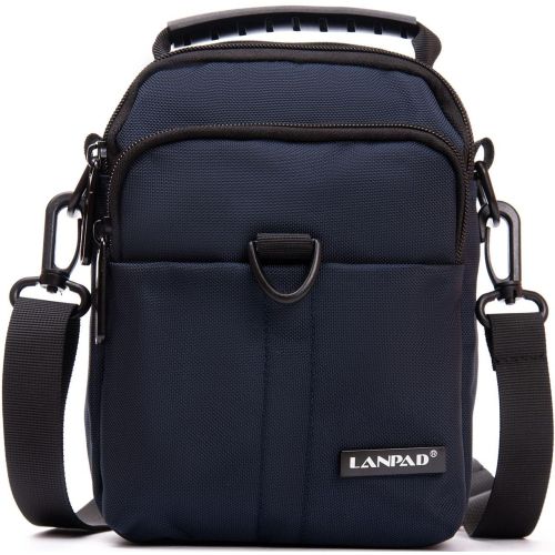 Сумка мужская Lanpad на плечо Синяя