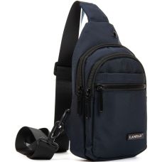 Сумка через плечо Lanpad мужская Синяя