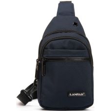 Сумка через плечо Lanpad мужская Синяя