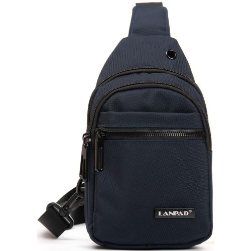 Сумка через плечо Lanpad мужская Синяя