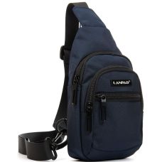 Сумка мужская через плечо Lanpad Синяя