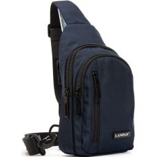 Мужская сумка через плечо Lanpad Синяя