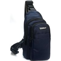 Мужская сумка тканевая Lanpad Синяя