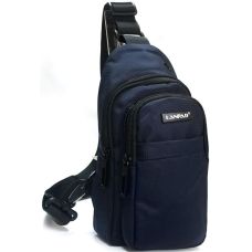 Мужская сумка тканевая Lanpad Синяя